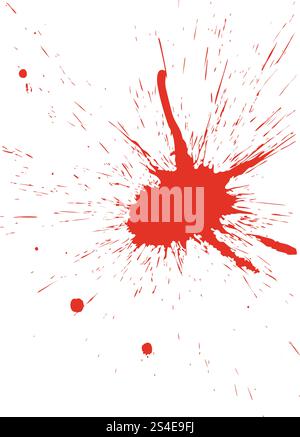 Grunge Muster. Farbe auf Weiß. Vector Illustration. Stock Vektor