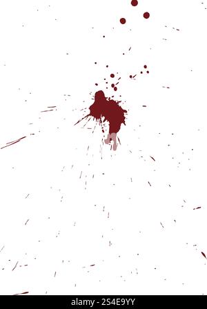 Grunge Muster. Farbe auf Weiß. Vector Illustration. Stock Vektor