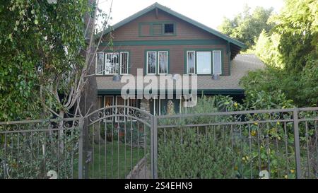 Los Angeles, Kalifornien, USA 11. Januar 2025 Schauspieler Kane Richmond ehemaliges Haus am 2113 Beachwood Drive am 11. Januar 2025 in Los Angeles, Kalifornien, USA. Foto: Barry King/Alamy Stock Photo Stockfoto