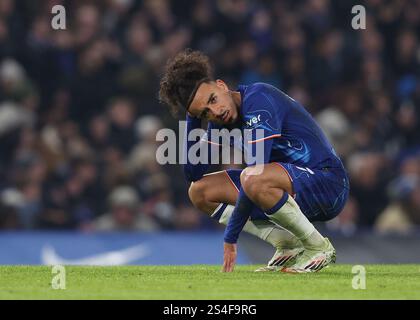 London, Großbritannien. Januar 2025. Malo Gusto aus Chelsea während des FA Cup Spiels in Stamford Bridge, London. Der Bildnachweis sollte lauten: Paul Terry/Sportimage Credit: Sportimage Ltd/Alamy Live News Stockfoto