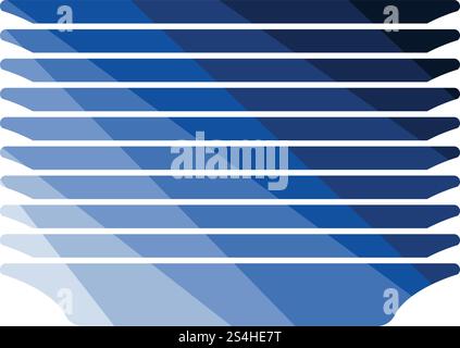 Platte Symbol stack. Flache Farbgestaltung. Vector Illustration. Stock Vektor