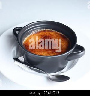 Crème Brûlée Stockfoto