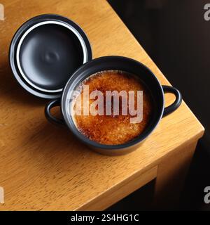 Crème Brûlée Stockfoto
