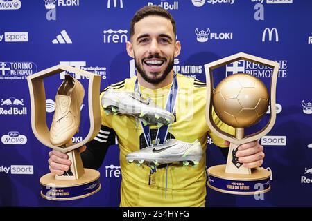 Mailand, Italien. Januar 2025. Turin - Kings World Cup Nationen 2025, Mixed Zone Finale - Brasilien gegen Kolumbien. Auf dem Foto: Kelvin Oliveira Credit: Independent Photo Agency/Alamy Live News Stockfoto