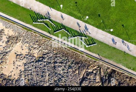 Obras de escavações de drenagem em Lisboa, Santa Apolónia em 08.02.2025 Stockfoto