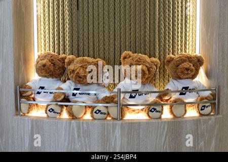 Allgemeine Ansichten von DFDS Ferry Teddy-Waren an Bord der Fähre Newhaven nach Dieppe an der Südküste Großbritanniens. Stockfoto