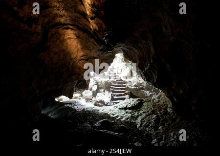 In Den Höhlen Von Upana Stockfoto