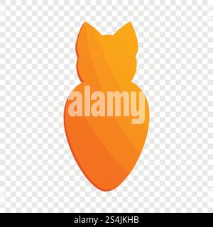 Cat-Cookies-Symbol. Cartoon von Katze Cookies Vektor-Symbol für Web-Design. Katzenkekse-Symbol, Cartoon-Stil Stock Vektor