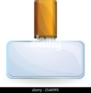 Man Parfüm-Ikone. Cartoon des Mannes Parfümvektor-Icon für Web-Design isoliert auf weißem Hintergrund. Mann Parfüm-Ikone, Cartoon-Stil Stock Vektor