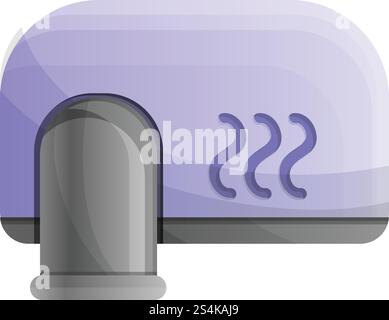 Symbol für Wandtrockner. Cartoon der Wand Handtrockner Vektor-Symbol für Web-Design isoliert auf weißem Hintergrund. Wandtrockner Icon, Cartoon Stil Stock Vektor