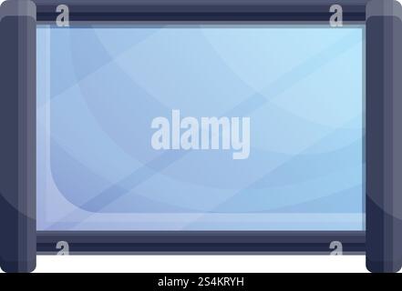Home Aquarium-Symbol. Zeichentrickfilm des Haupt-Aquarium-Vektor-Icons für Web-Design isoliert auf weißem Hintergrund. Home Aquarium Ikone im Cartoon-Stil Stock Vektor
