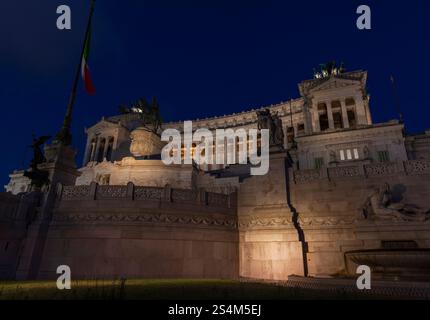 Victor Emmanuel II. Nationaldenkmal, Rom, Italien. Stockfoto
