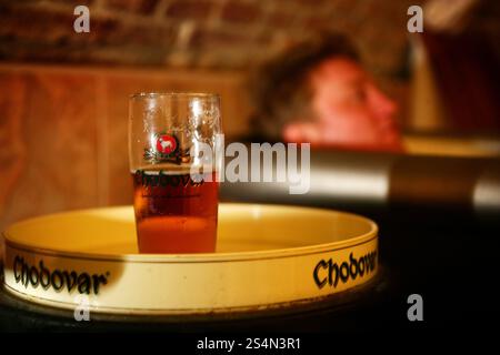 Chodovar Brauerei und Biertherapie Kurort Tschechien Stockfoto