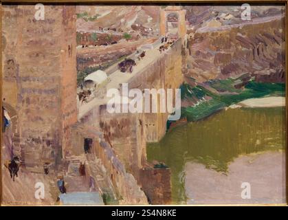 Puente de Alcántara, Toledo, 1906, Joaquin Sorolla y Bastida (1863-1923) Stockfoto