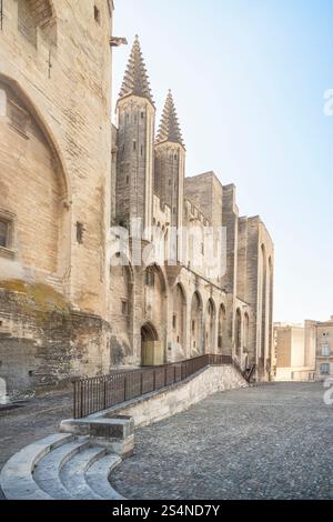 Papstpalast, Avignon, Departement Vaucluse, Region Provence, Frankreich Stockfoto