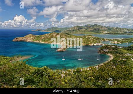 English Harbour Antigua Karibik Stockfoto