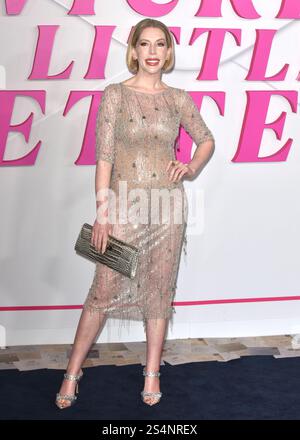 Katherine Ryan nimmt an der European Premiere von Wicked Little Letters am Odeon Luxe Leicester Square in London Teil. UK. Dienstag, 13. Februar 2024 Stockfoto