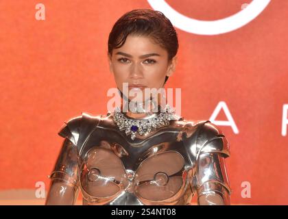 Zendaya im Warner Bros Pictures & Legendary präsentieren die Weltpremiere von Dune: Part Two, am Leicester Square, London, England. UK. Donnerstag, 15. Februar 2024 Stockfoto