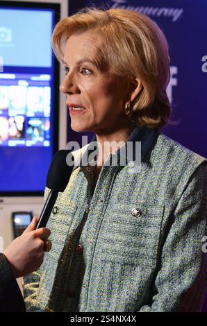 Juliet Stevenson bei der Premiere von The Reawakening beim Dublin Film Festival im Lighthouse Cinema Dublin, Irland Samstag, den 24. Februar 2024 Stockfoto
