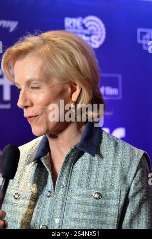 Juliet Stevenson bei der Premiere von The Reawakening beim Dublin Film Festival im Lighthouse Cinema Dublin, Irland Samstag, den 24. Februar 2024 Stockfoto