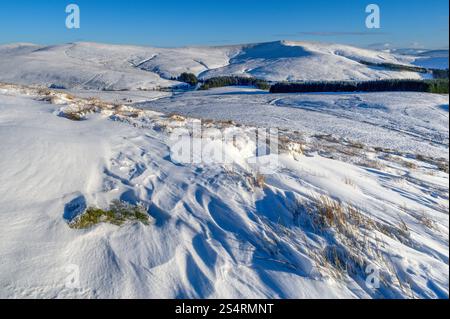 Mount Maw, Carlops Hill und Grains Head in der Nähe von Baddinsgill in den südlichen pentland Hills Schottlands Stockfoto