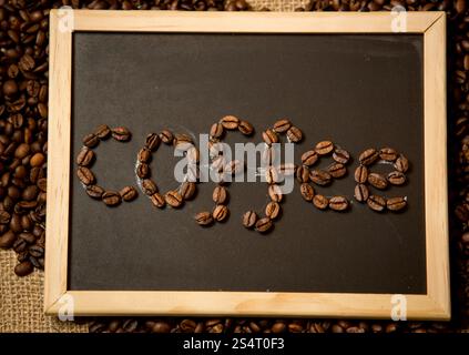 Nahaufnahme des Wortes Stockfoto