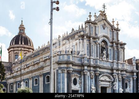 Sankt Agatha Cathedral in Catania City, Sizilien, Italien Stockfoto