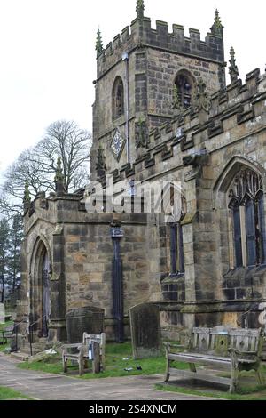 Church of Saint Nicholas, Jane Street, High Bradfield, Sheffield, South Yorkshire, England Stockfoto