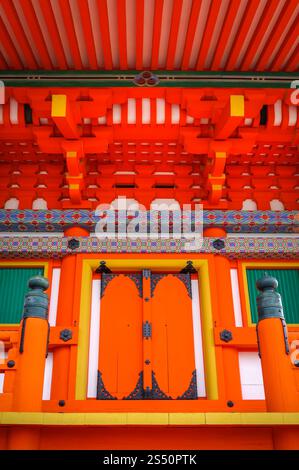 kiyomizu-dera Tempel Eingang Detail, Kyoto, Japan. kiyomizu-dera Tempel Detail, Kyoto, Japan Stockfoto