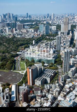 Blick auf Midtown und Roppongi District vom Mori Art Museum Tokyo Japan Stockfoto