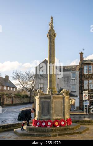 War Memorial, Gedenktag, 2023 in North Berwick, East Lothian, Schottland, Großbritannien. Stockfoto