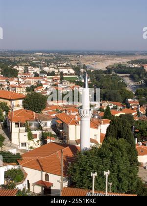 europa, griechenland, thrakien, Stadt xanthi, Altstadt, mit Moschee Stockfoto