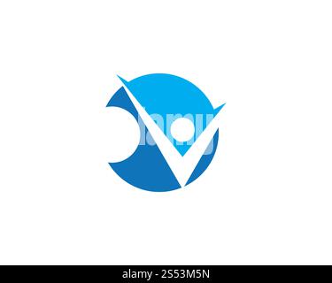 Branding Identität Corporate Eye Care Vektor-Logo-design Stockfoto