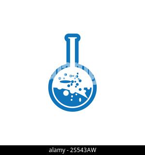 Lab logo Vektor icon Vorlage Stockfoto