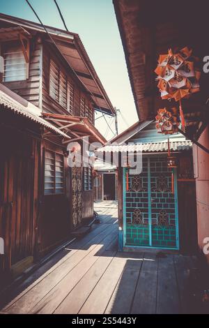 George Town Chew Steg in Penang, Malaysia. George Town Chew Steg, Penang, Malaysia Stockfoto