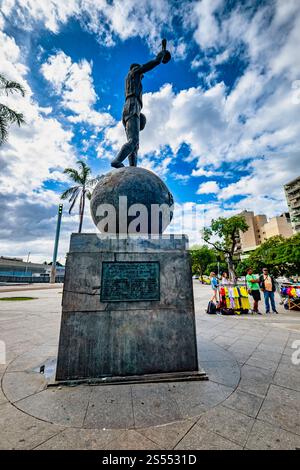 Bei der Eröffnung für die Weltmeisterschaft 1950 war es das größte Stadion der Welt. Mehr als 200.000 Leute schossen sich ein, um das letzte Spiel – den Mo – zu sehen Stockfoto