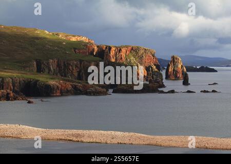 Neap Cliffs, Eshaness Peninsula, Shetland, Schottland, Vereinigtes Königreich, Europa Stockfoto