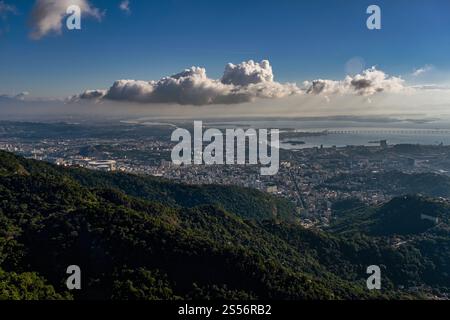 Rio de Janeiro, Stadt und Hafen, Hauptstadt des Bundesstaates estado von Rio de Janeiro, Brasilien. Sie liegt am Atlantik im Südosten Stockfoto