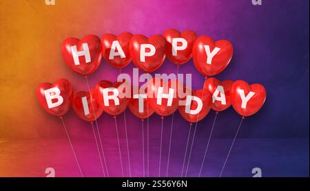 Happy Birthday Banner Mit 12 Wimpeln – Bunt, Goldene Buchstaben, DIY-Deko Für Kinderparty