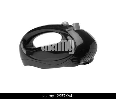 Elektrischer Handmixer der Küche isoliert auf weißem Hintergrund Stockfoto