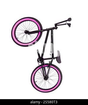 Fahrrad isoliert auf weißem Hintergrund Stockfoto