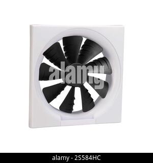 Nahaufnahme der Computer CPU-Kühler auf einem weißen Hintergrund isoliert Stockfoto