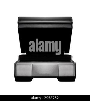 Elektrischer Grill oder Toaster isoliert auf weiß Stockfoto