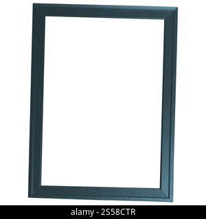 Fotorahmen, isoliert auf weiss Stockfoto