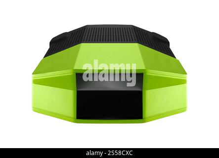 Wireless Router auf weißem Hintergrund Stockfoto