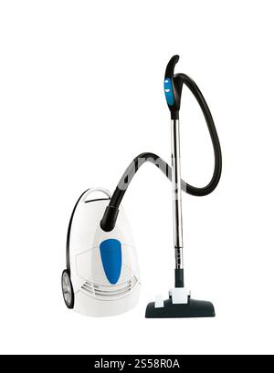 Staubsauger isoliert auf weißem Hintergrund. Staubsauger isoliert Stockfoto