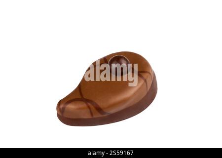 Chocolate candie isoliert auf weißem Hintergrund. schokoladenbonbons Stockfoto