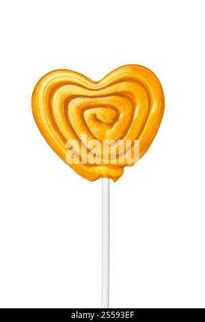 Süßes Herz isoliert auf weißem Hintergrund. Süßes Herz Stockfoto