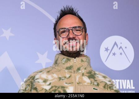 Alpe Huez, Frankreich. Januar 2025. Porträt von Jarry bei der Eröffnungszeremonie des Alpe d’Huez Comedy Film Festivals in Alpe d’Huez, Frankreich, am 13. Januar 2025. (Foto: Romain Doucelin/NurPhoto) Credit: NurPhoto SRL/Alamy Live News Stockfoto