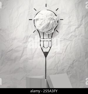 Hand zieht Tellerrand den als Konzept Stockfoto